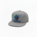 Dino Gang Grey Snapback Hat