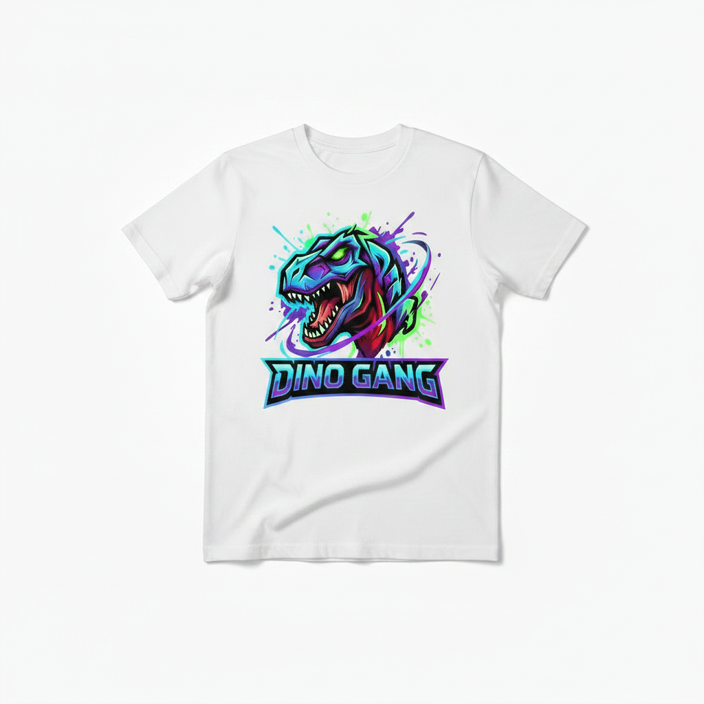 Dino Gang White T-Shirt