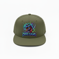 Dino Gang Olive Green Snapback Hat